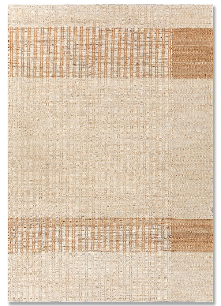 nomadic threads ivory jute and hemp Flat Weaves Rug - HeadShot
