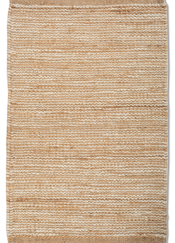 nomadic threads beige and brown jute and hemp Flat Weaves Rug - HeadShot