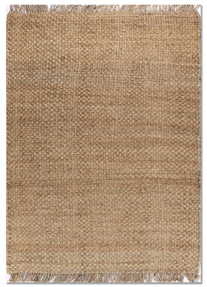  beige and brown jute and hemp Flat Weaves Rug