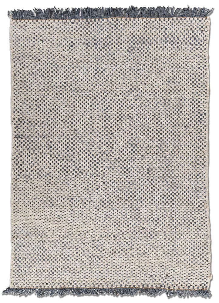  blue jute and hemp Flat Weaves Rug