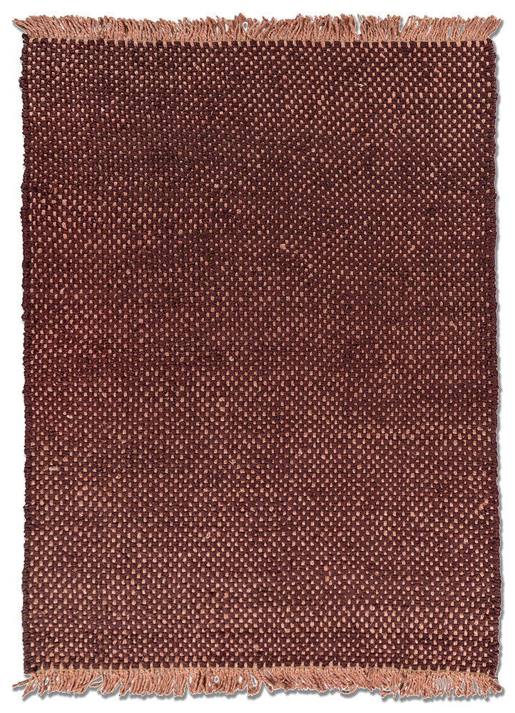  red and orange jute and hemp Flat Weaves Rug