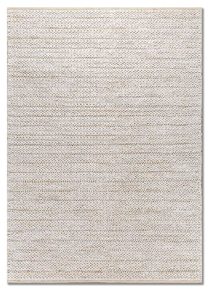  beige and brown jute and hemp Flat Weaves Rug