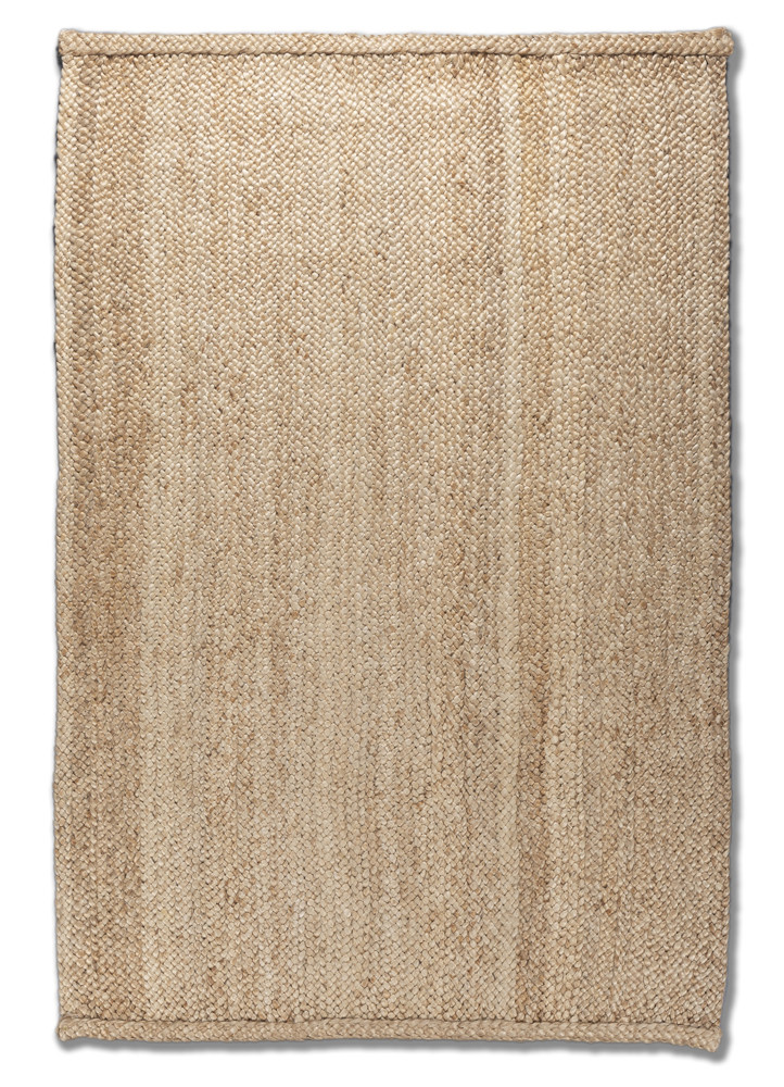  beige and brown jute and hemp Flat Weaves Rug
