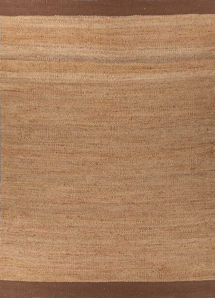  beige and brown wool Flat Weaves Rug