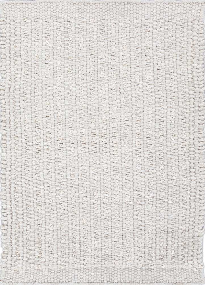 aprezo ivory wool Flat Weaves Rug - HeadShot