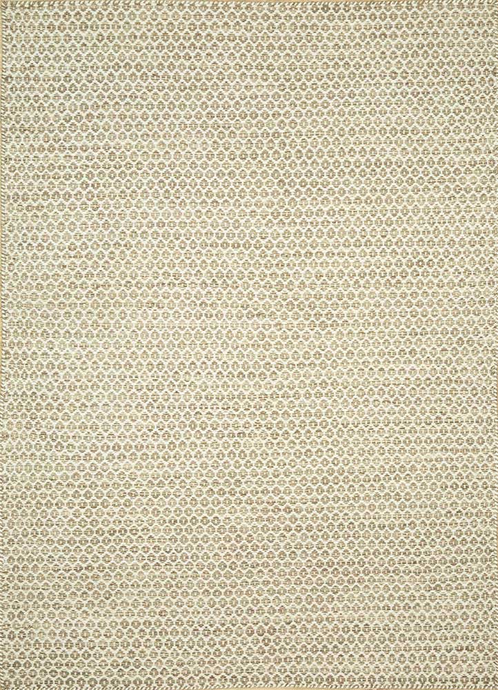 abrash beige and brown wool Flat Weaves Rug - HeadShot abrash beige and brown wool Flat Weaves Rug - HeadShot