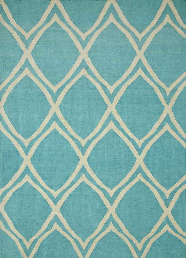 indusbar blue wool Flat Weaves Rug - HeadShot indusbar blue wool Flat Weaves Rug - HeadShot