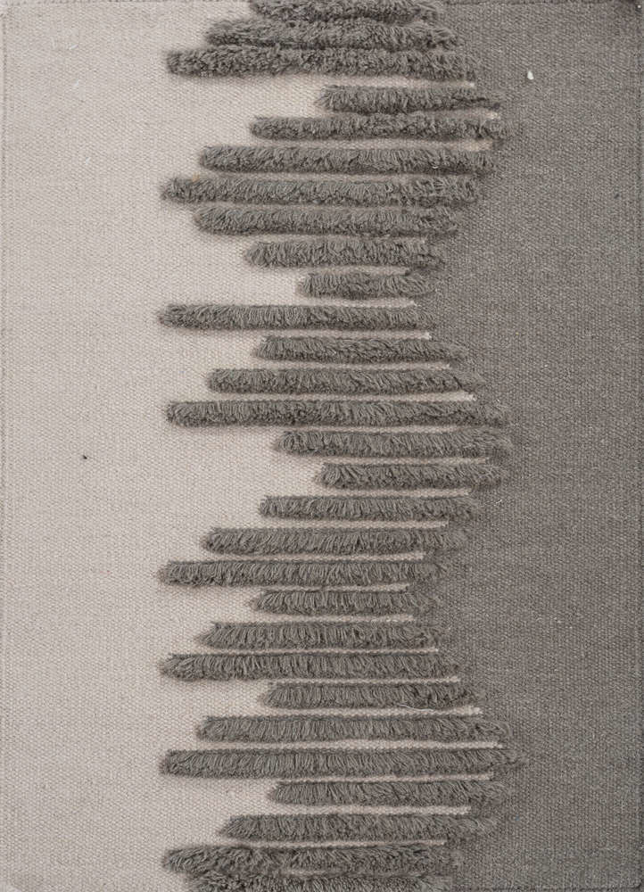  ivory wool Flat Weaves Rug