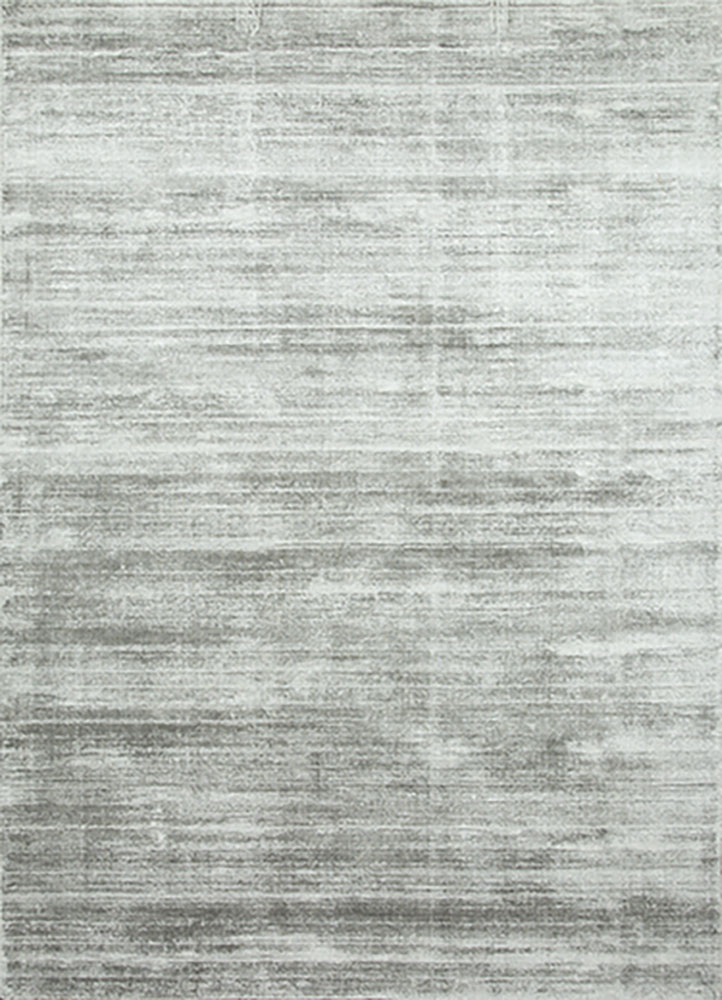 basis grey and black viscose Hand Loom Rug - HeadShot