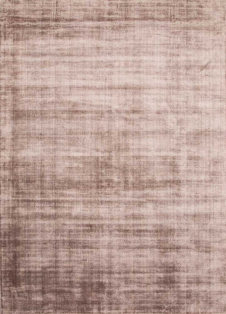 basis beige and brown viscose Hand Loom Rug - HeadShot