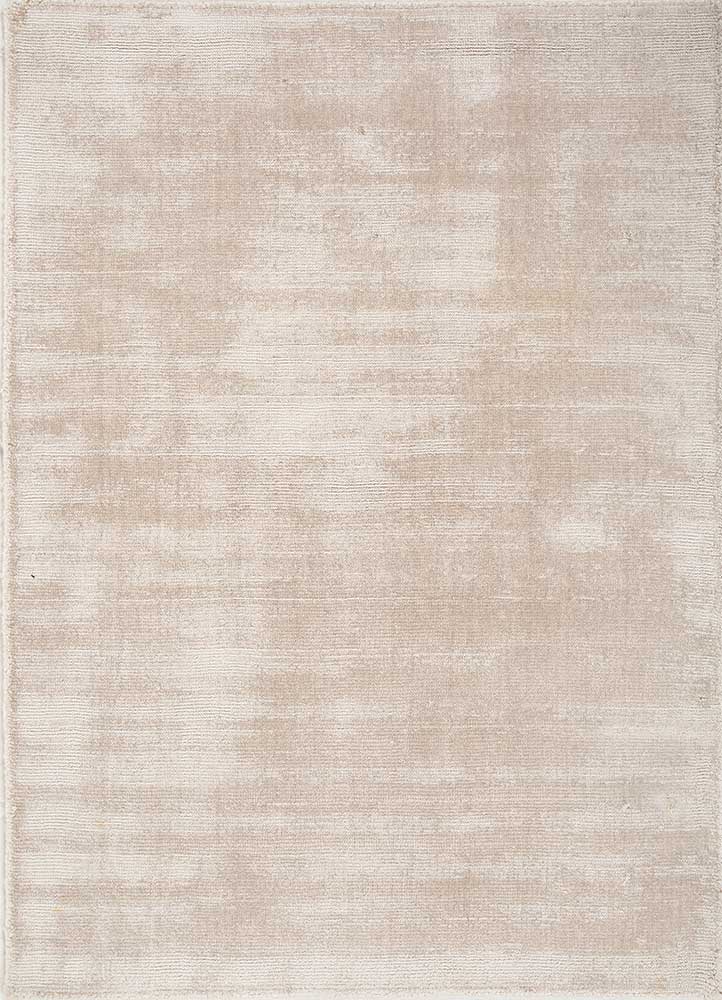  ivory viscose Hand Loom Rug