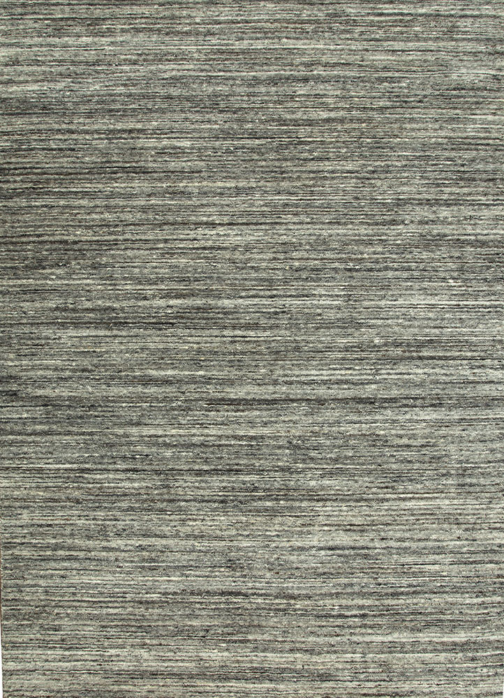 contour grey and black wool Hand Loom Rug - HeadShot contour grey and black wool Hand Loom Rug - HeadShot