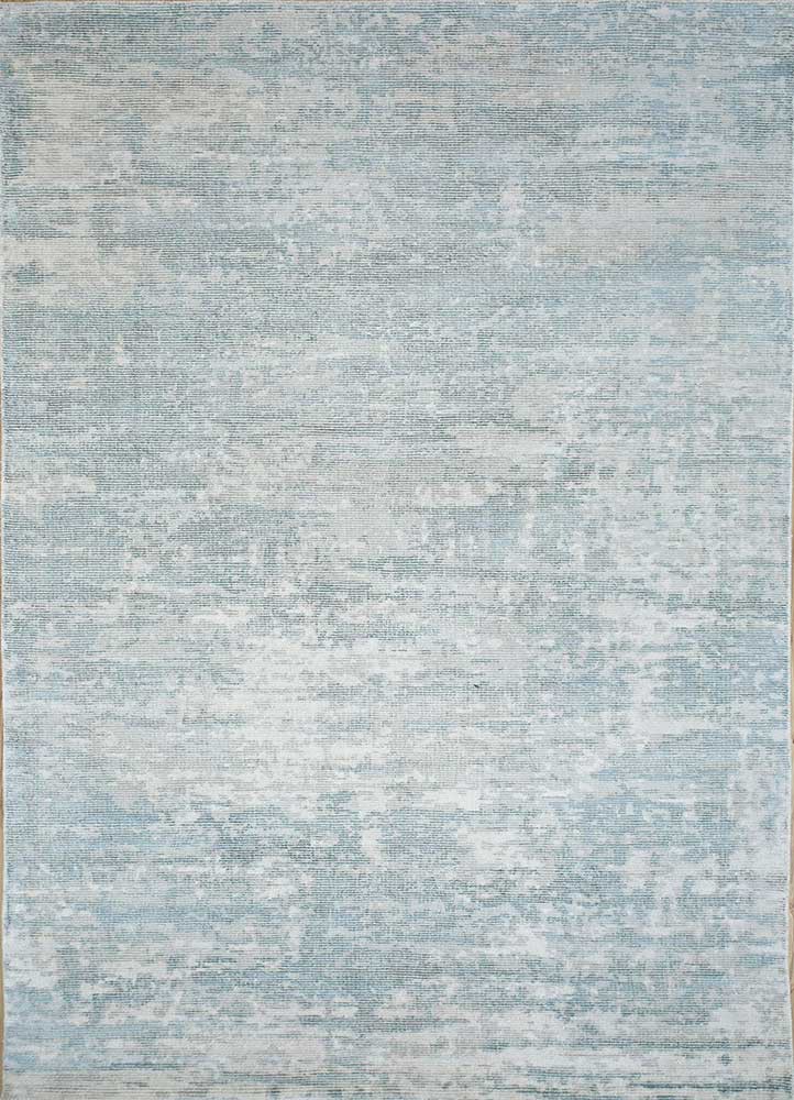 bespoke sile grey and black wool and viscose Hand Loom Rug - HeadShot bespoke sile grey and black wool and viscose Hand Loom Rug - HeadShot