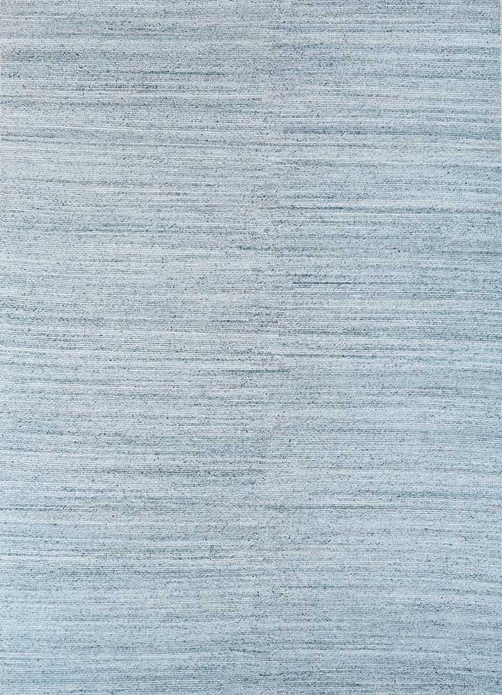 manifest blue polyester Hand Knotted Rug - HeadShot