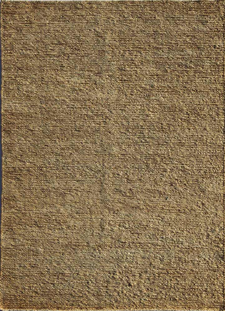 hula beige and brown jute and hemp Hand Knotted Rug - HeadShot