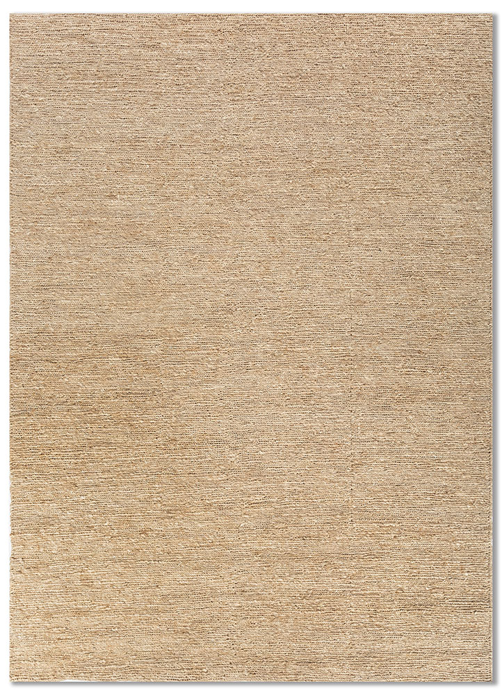 nomadic threads beige and brown jute and hemp Hand Knotted Rug - HeadShot