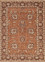 aurora red and orange wool Hand Knotted Rug - HeadShot aurora red and orange wool Hand Knotted Rug - HeadShot