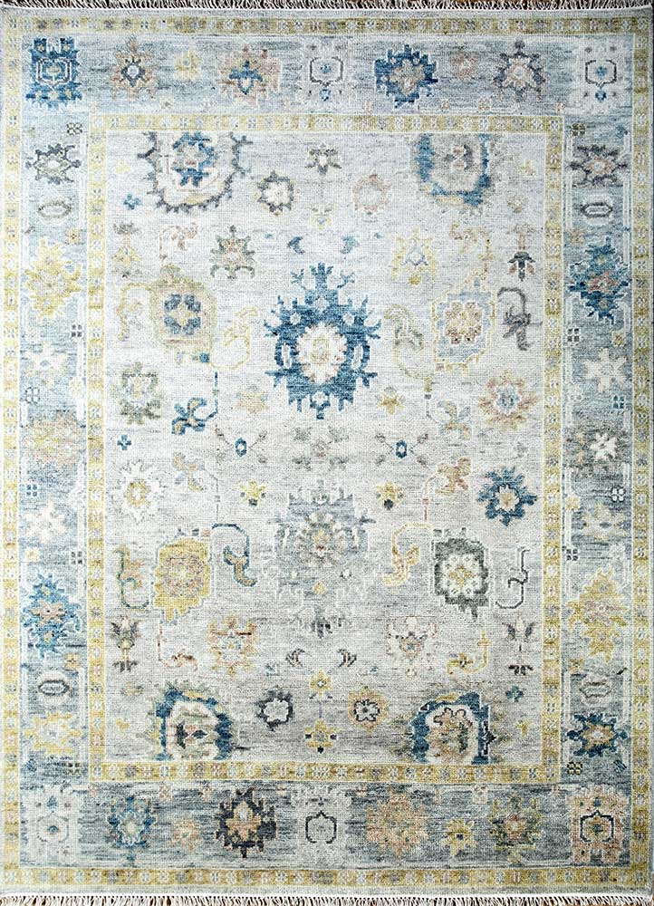 cyanna blue wool Hand Knotted Rug - HeadShot cyanna blue wool Hand Knotted Rug - HeadShot