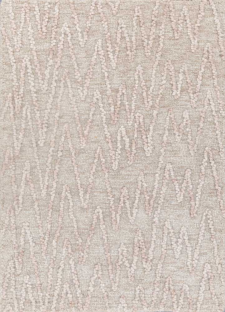 modo ivory wool Hand Tufted Rug - HeadShot