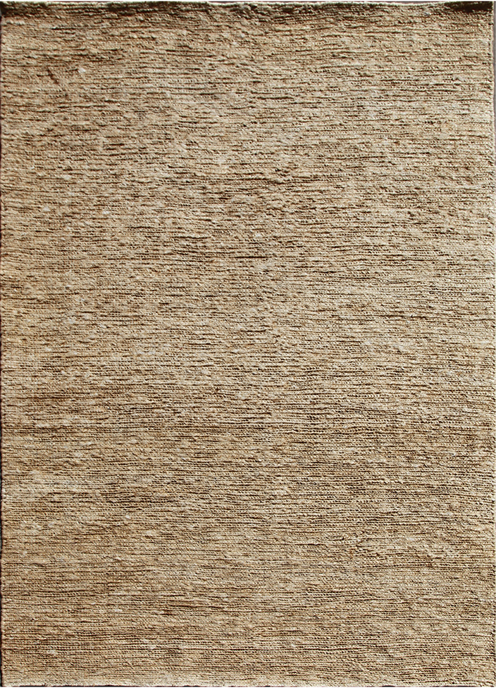 hula beige and brown jute and hemp Hand Knotted Rug - HeadShot