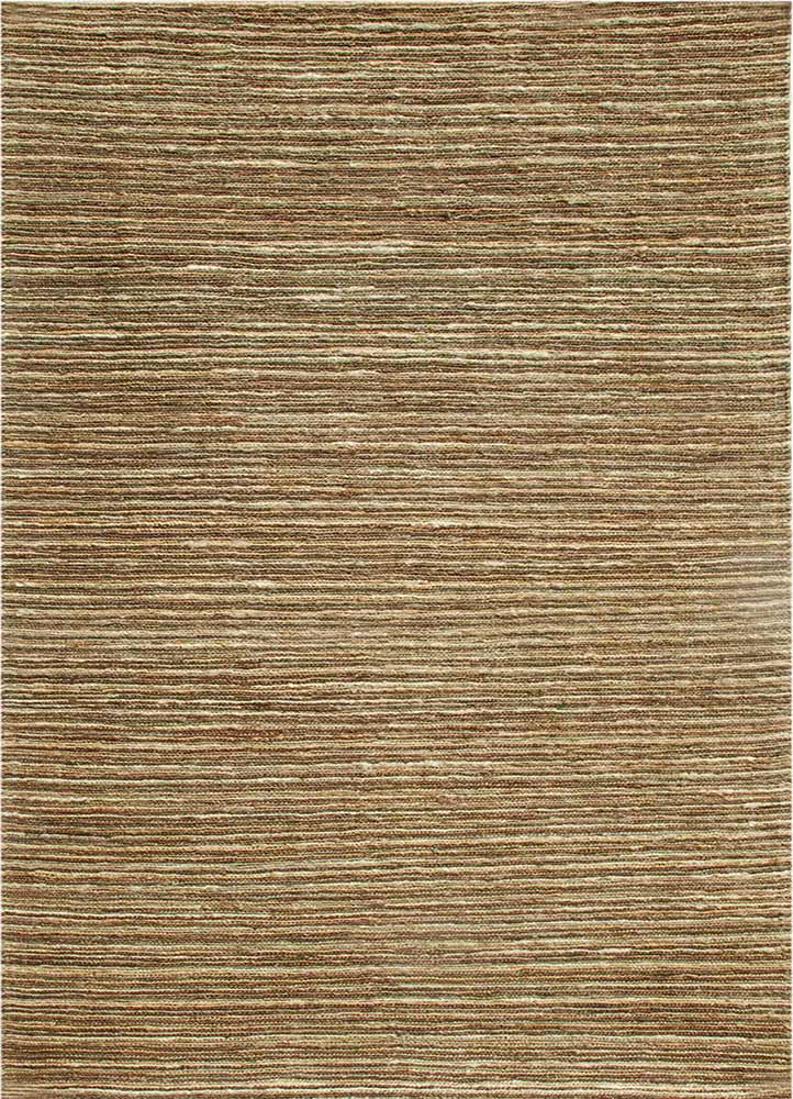  beige and brown jute and hemp Hand Knotted Rug