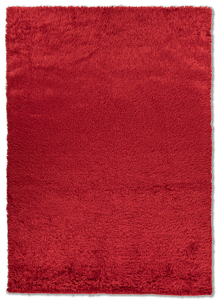  red and orange polyester Shag Rug