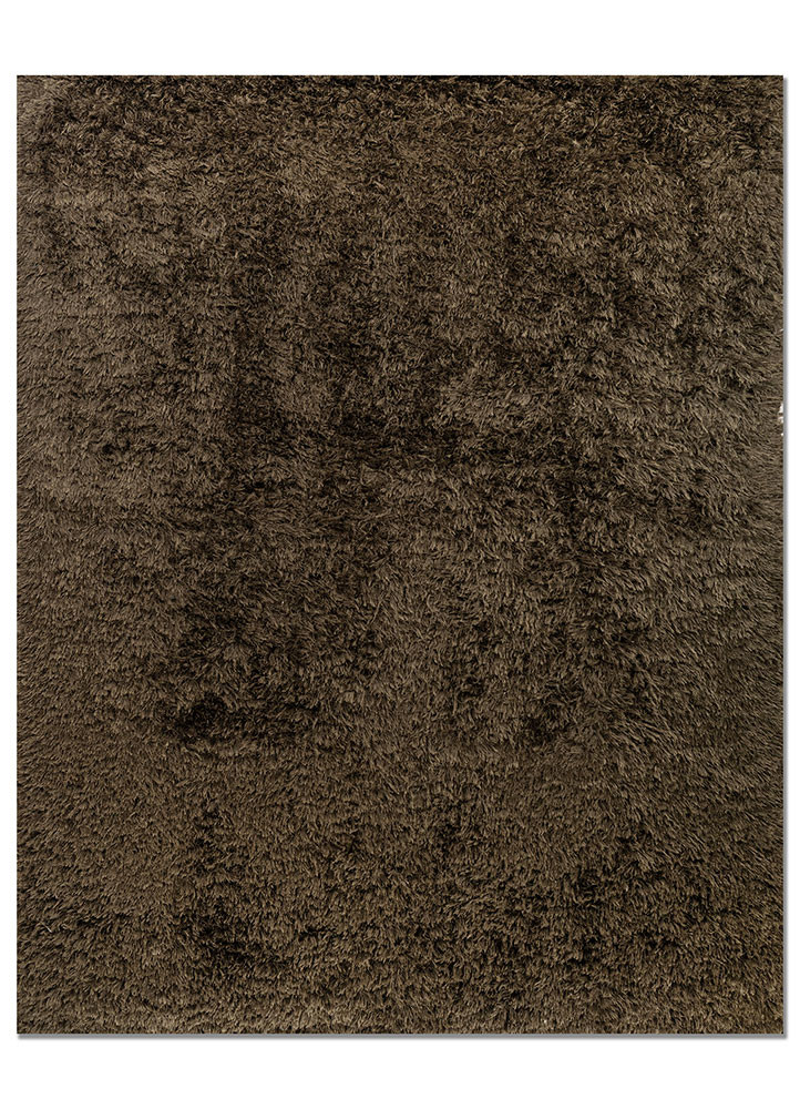  grey and black polyester Hand Loom Rug