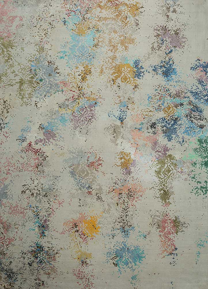 free verse by kavi multi wool and silk Hand Knotted Rug - HeadShot free verse by kavi multi wool and silk Hand Knotted Rug - HeadShot