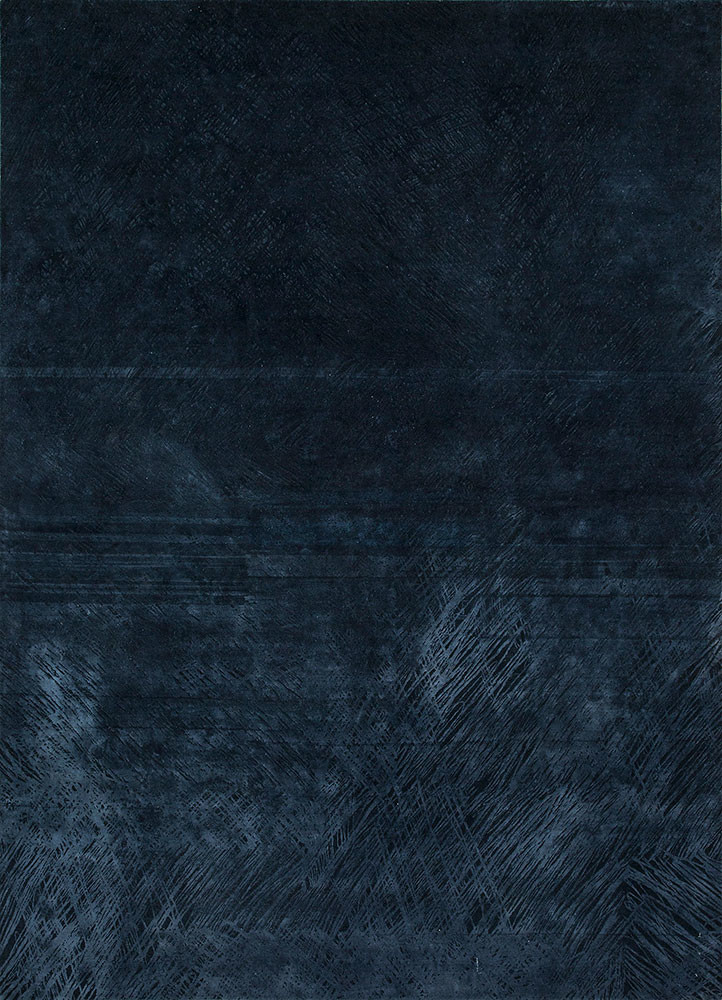 free verse by kavi blue wool and silk Hand Knotted Rug - HeadShot free verse by kavi blue wool and silk Hand Knotted Rug - HeadShot