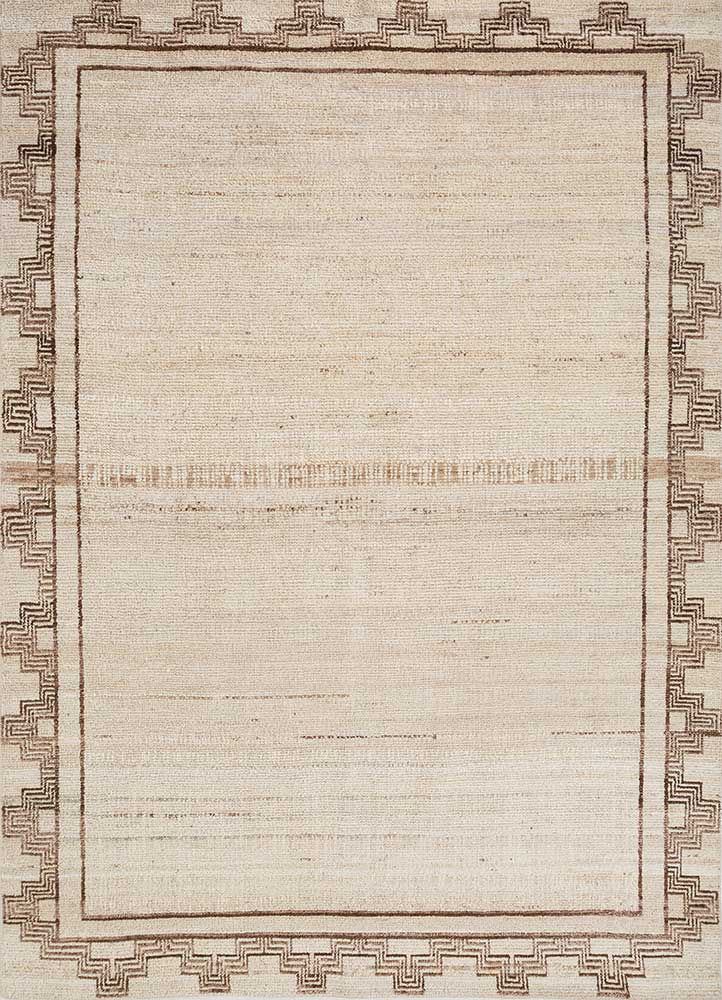 manifest gold wool Hand Knotted Rug - HeadShot