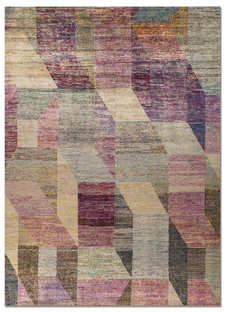 blue silk Hand Knotted Rug