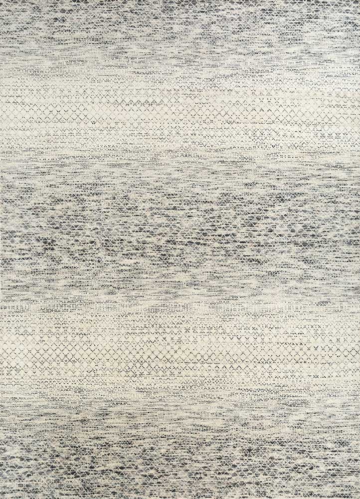  ivory wool Hand Knotted Rug