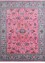 cyanna pink and purple wool Hand Knotted Rug - HeadShot cyanna pink and purple wool Hand Knotted Rug - HeadShot