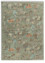 far east green wool and silk Hand Knotted Rug - HeadShot far east green wool and silk Hand Knotted Rug - HeadShot