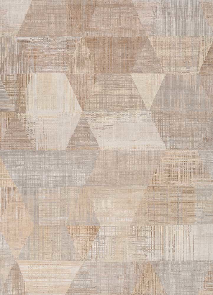 unstring by kavi grey and black wool and bamboo silk Hand Knotted Rug - HeadShot unstring by kavi grey and black wool and bamboo silk Hand Knotted Rug - HeadShot