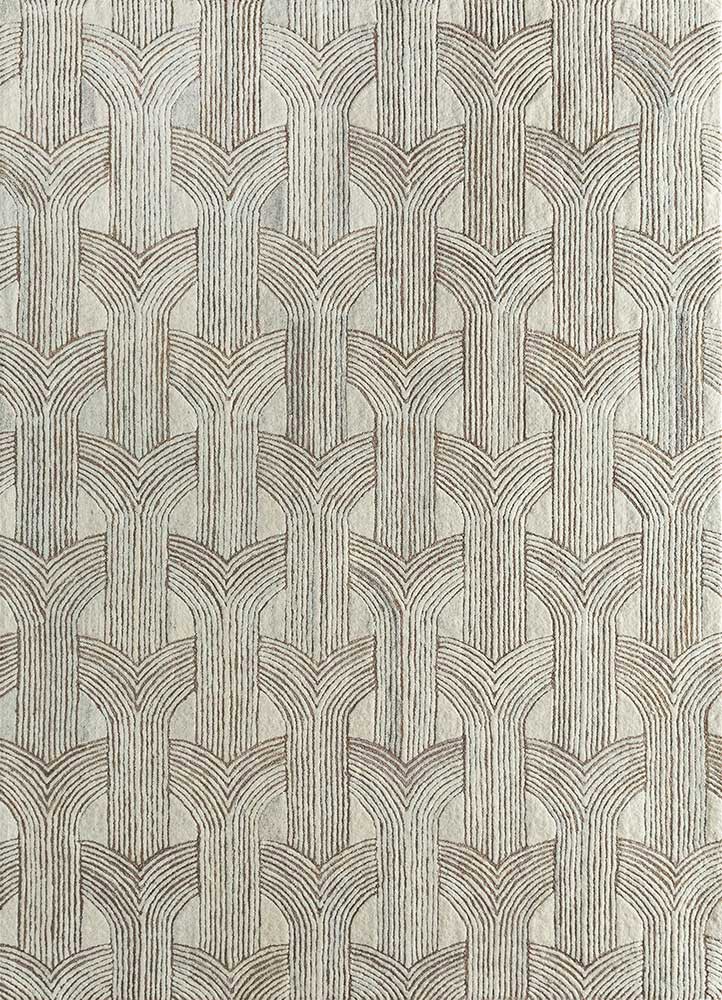  ivory wool Hand Tufted Rug