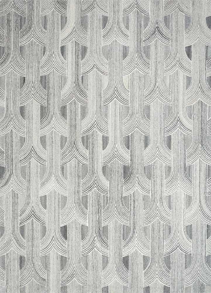  beige and brown wool Hand Tufted Rug