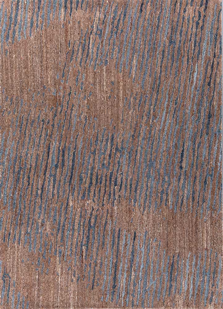  beige and brown wool Hand Tufted Rug