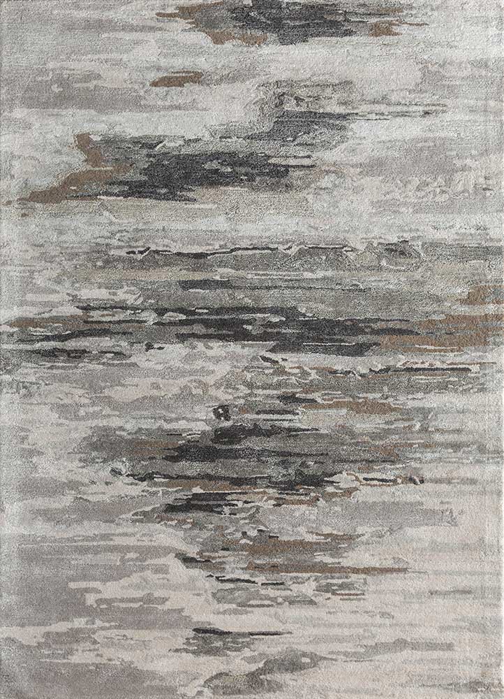 genesis grey and black wool and viscose Hand Tufted Rug - HeadShot genesis grey and black wool and viscose Hand Tufted Rug - HeadShot