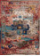 mythos red and orange wool and viscose Hand Tufted Rug - HeadShot mythos red and orange wool and viscose Hand Tufted Rug - HeadShot