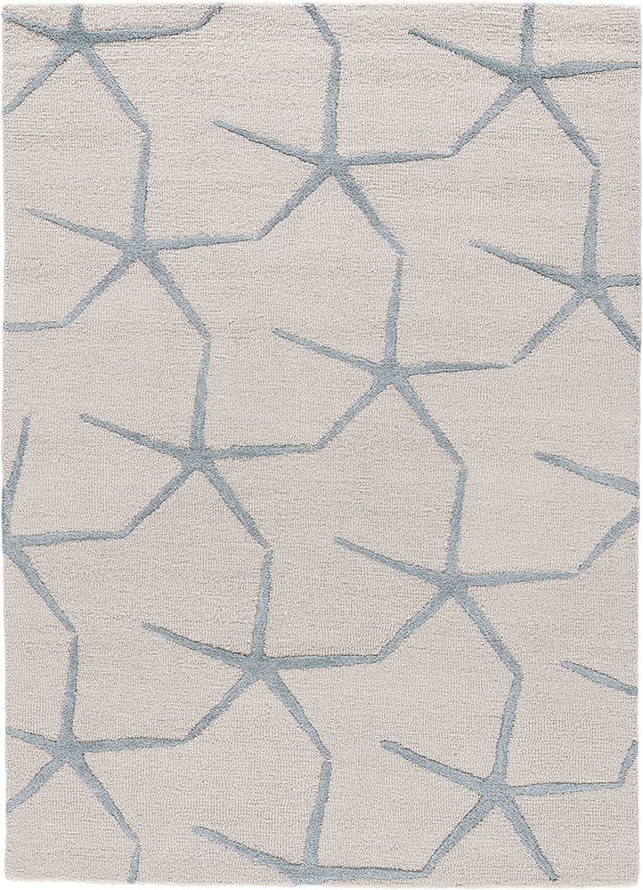 confetti ivory wool and viscose Hand Tufted Rug - HeadShot