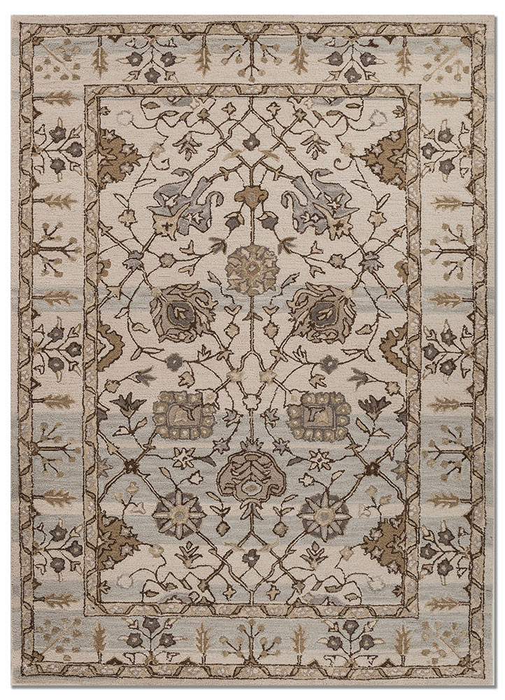  ivory wool Hand Tufted Rug