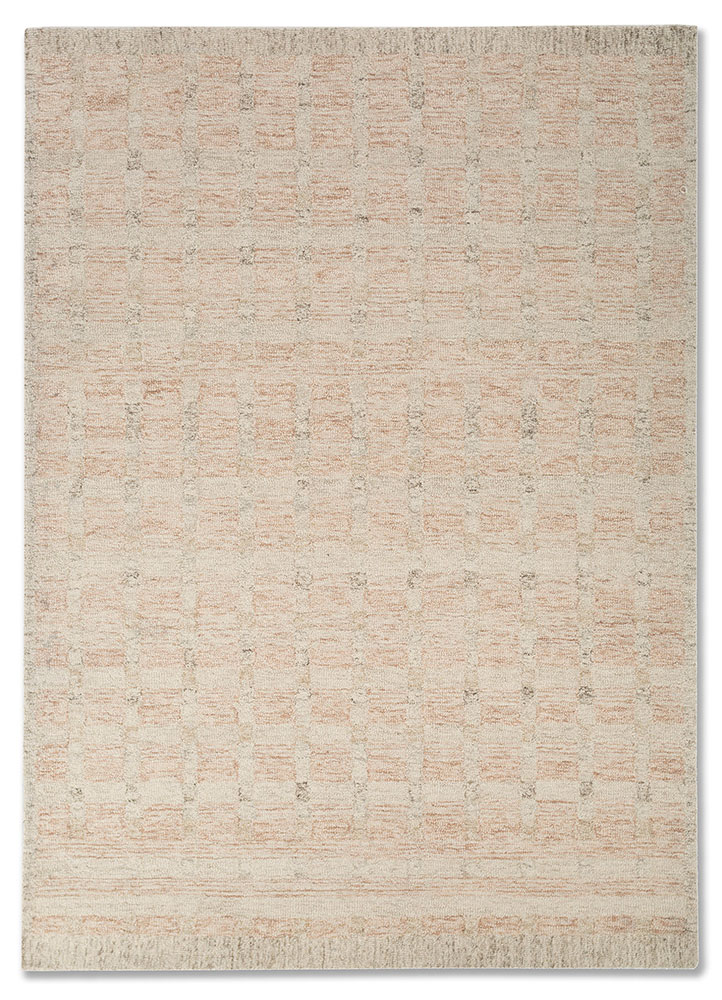 aprezo red and orange wool Hand Tufted Rug - HeadShot