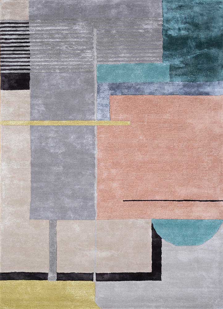 caliedo multi wool and viscose Hand Tufted Rug - HeadShot caliedo multi wool and viscose Hand Tufted Rug - HeadShot