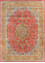 kasbah red and orange wool and viscose Hand Tufted Rug - HeadShot kasbah red and orange wool and viscose Hand Tufted Rug - HeadShot