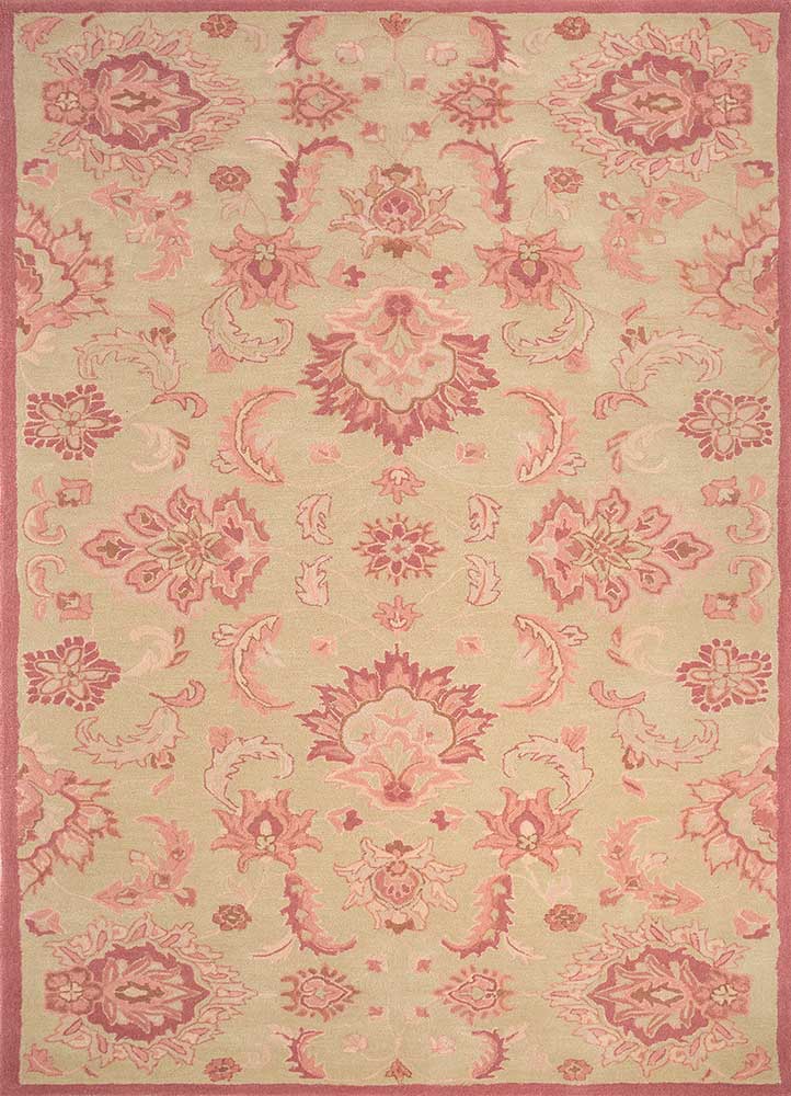 kasbah gold wool Hand Tufted Rug - HeadShot