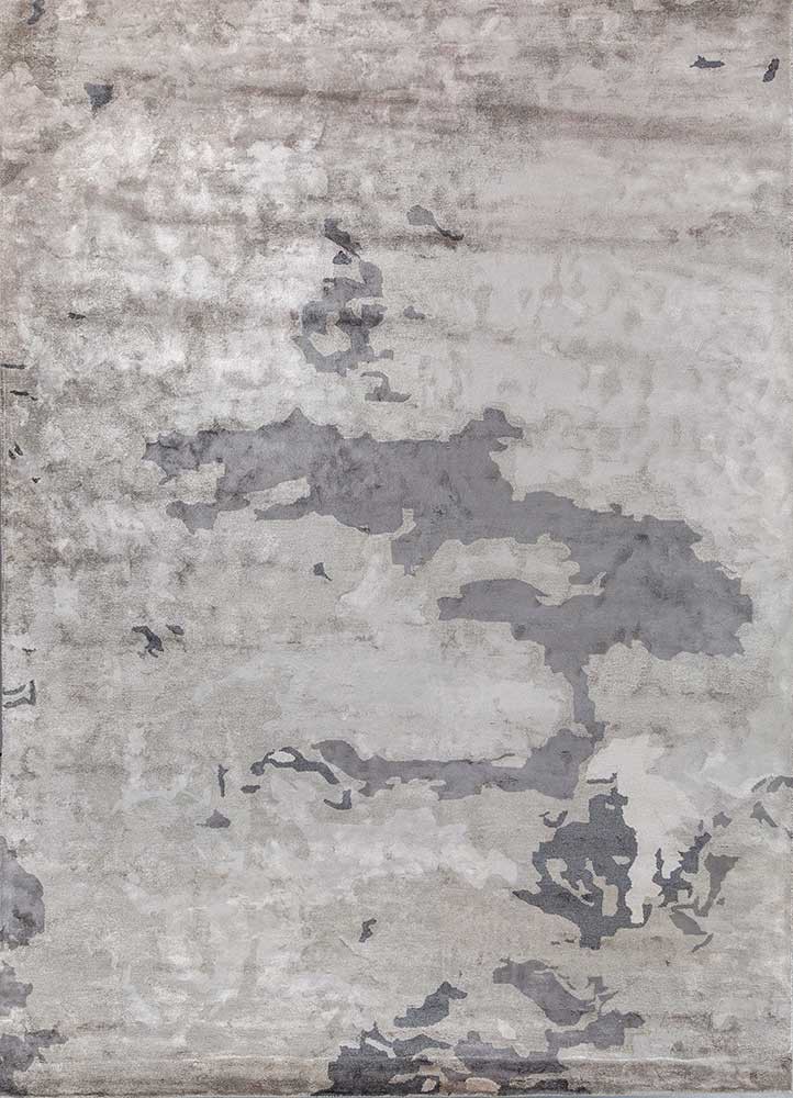 genesis grey and black viscose Hand Tufted Rug - HeadShot genesis grey and black viscose Hand Tufted Rug - HeadShot