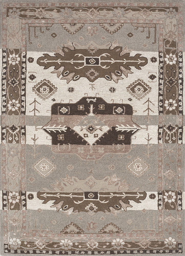 mythos ivory wool and viscose Hand Tufted Rug - HeadShot mythos ivory wool and viscose Hand Tufted Rug - HeadShot