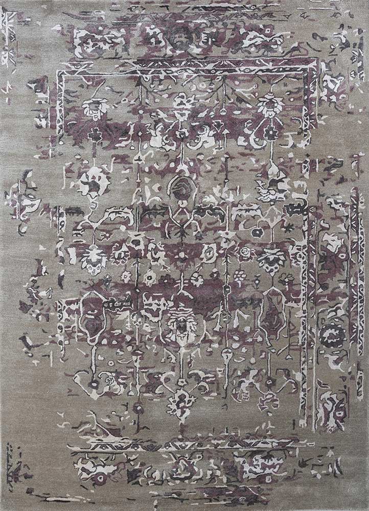 mythos grey and black wool and viscose Hand Tufted Rug - HeadShot mythos grey and black wool and viscose Hand Tufted Rug - HeadShot