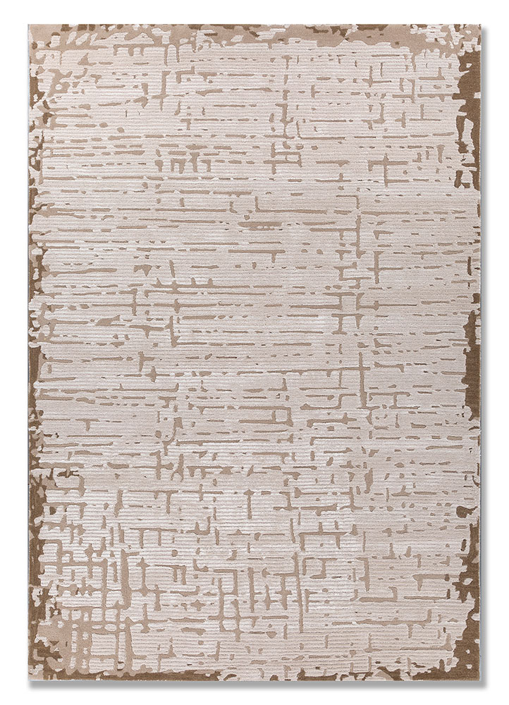 white noise ivory wool and viscose Hand Tufted Rug - HeadShot white noise ivory wool and viscose Hand Tufted Rug - HeadShot